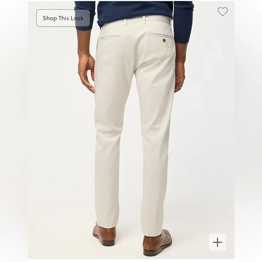 J crew stone Slim-fit flex chino pant